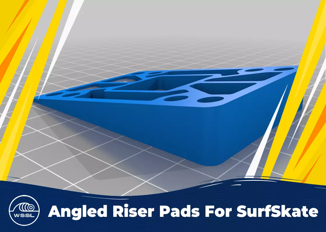 Angled Riser Pads SurfSkate